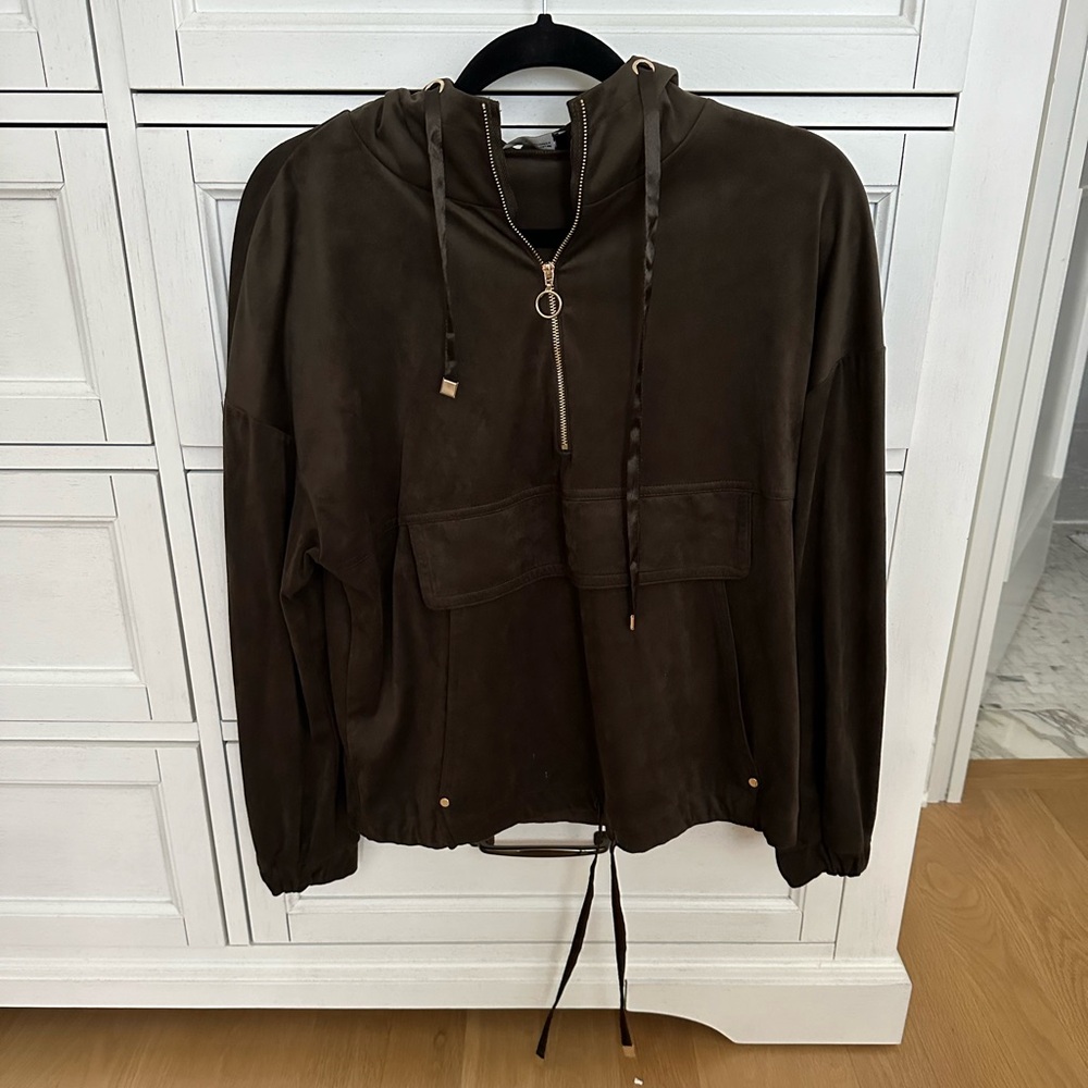 Zara suede pullover